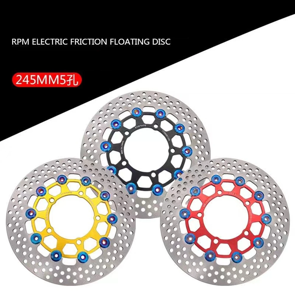 Universal Motorcycle E-scooter Modify CNC Brake Disc 5 Hole 245mm*60mm Floating Disc For Yamaha Aerox CygnusX BWS Nitro RSZ Niu