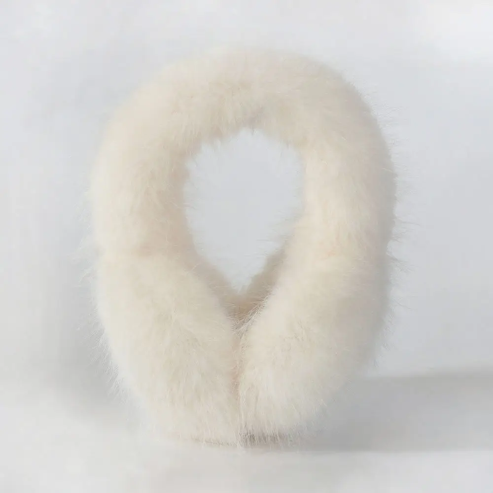 Fashionable Maillard Earmuffs Winter Plush Ear Covers Foldable Faux Fur Ear Warmers Warm Comfortable Outdoor Travel Accessory