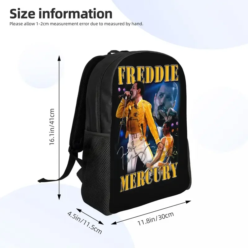 Freddie Quecksilber Rucksack für Frauen Männer Schule College Student Bücher tasche passt 15 Zoll Laptop taschen