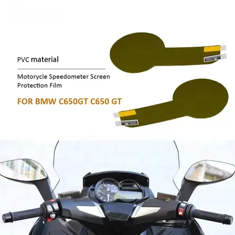 오토바이 대시보드 클러스터 스크래치 보호 장비, 속도계 필름 데칼, BMW C650GT C650 GT 2012-2020