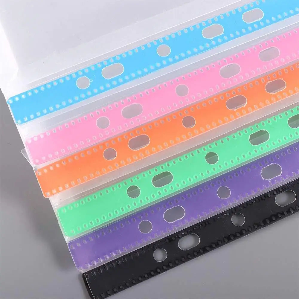 Office File Bag Zipper bag Transparent With Snap Closure Document Organizer A4 File Folders Test Paper Holder Document Bag