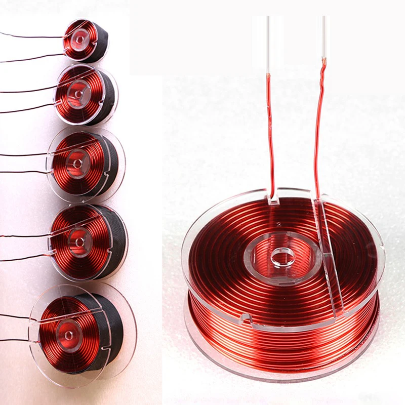 0.8mm Oxygen-Free Copper Air Core Inductor 0.3mH-3.0mH ERSE ALQ for Speaker Crossover HiFi Car Audio Frequency Divider