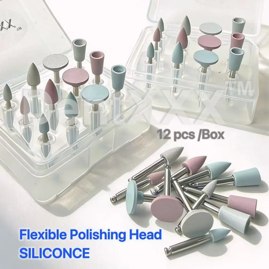 

Набор из 12/36 универсальных гибких полировальных насадок для инструментов, хвостовик 2,35 мм, для финишной обработки и полировки