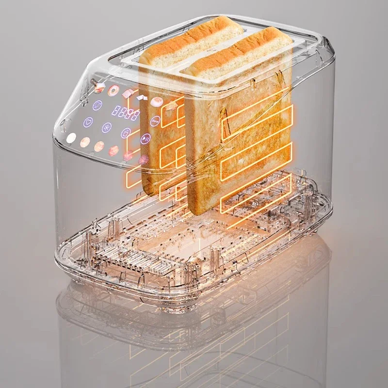 トースター家庭用多機能朝食マシン小型トースター加熱自動サンドイッチトースター 1300 ワット