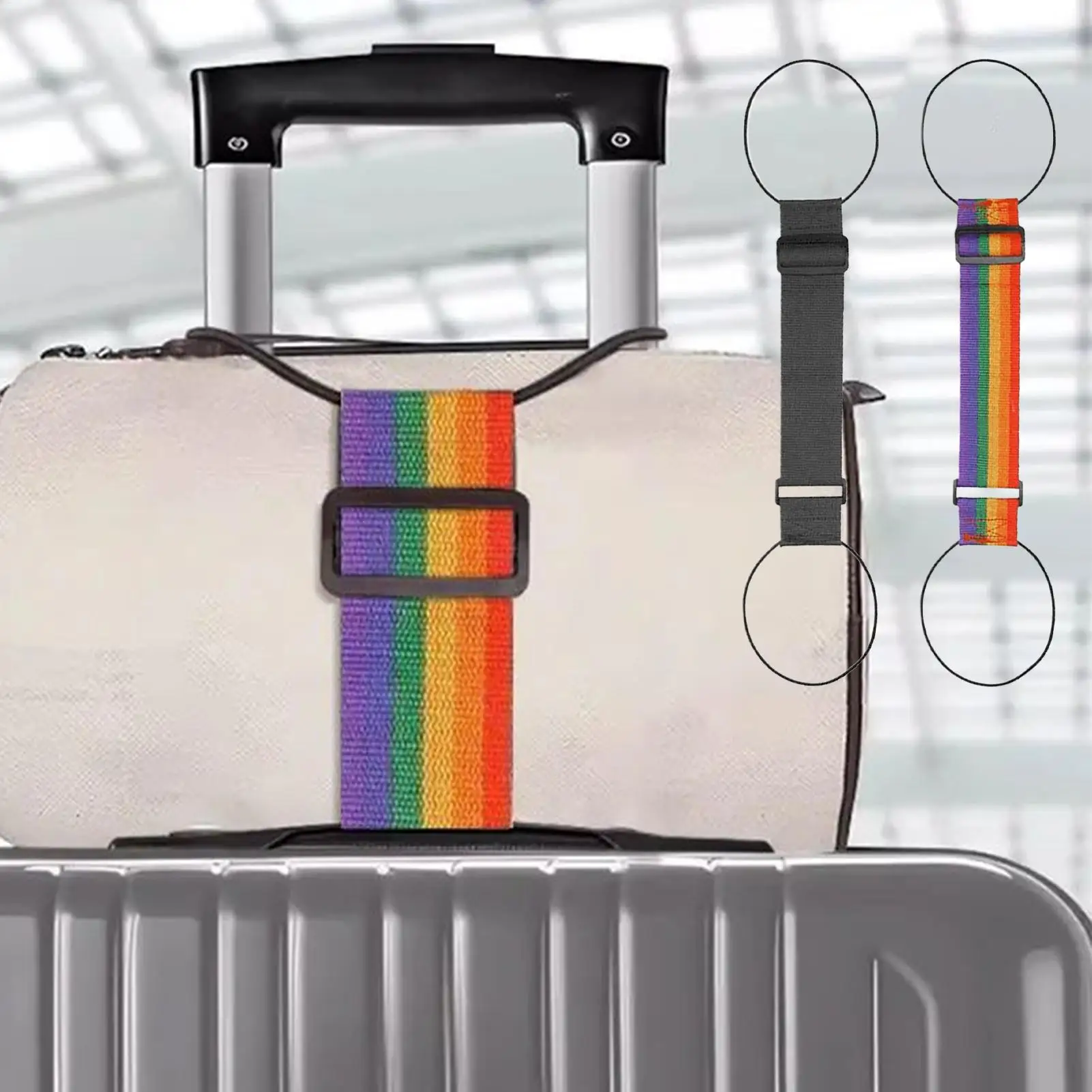 adjustable luggage connecting strap Anti-Theft Suitcase Connector Extender Belt Travel Suitcase Fixed Strap for Travel Backpack