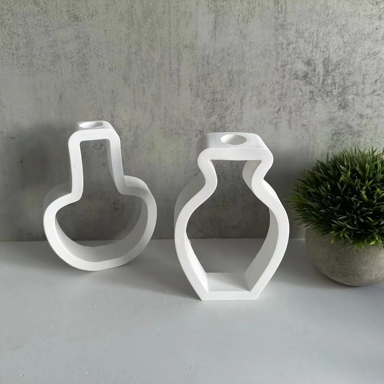 Silicone Vase Molds For Hydroponic Systems - Irregular Design - Suitable For Gypsum And Glue - Crafts And DIY Projects