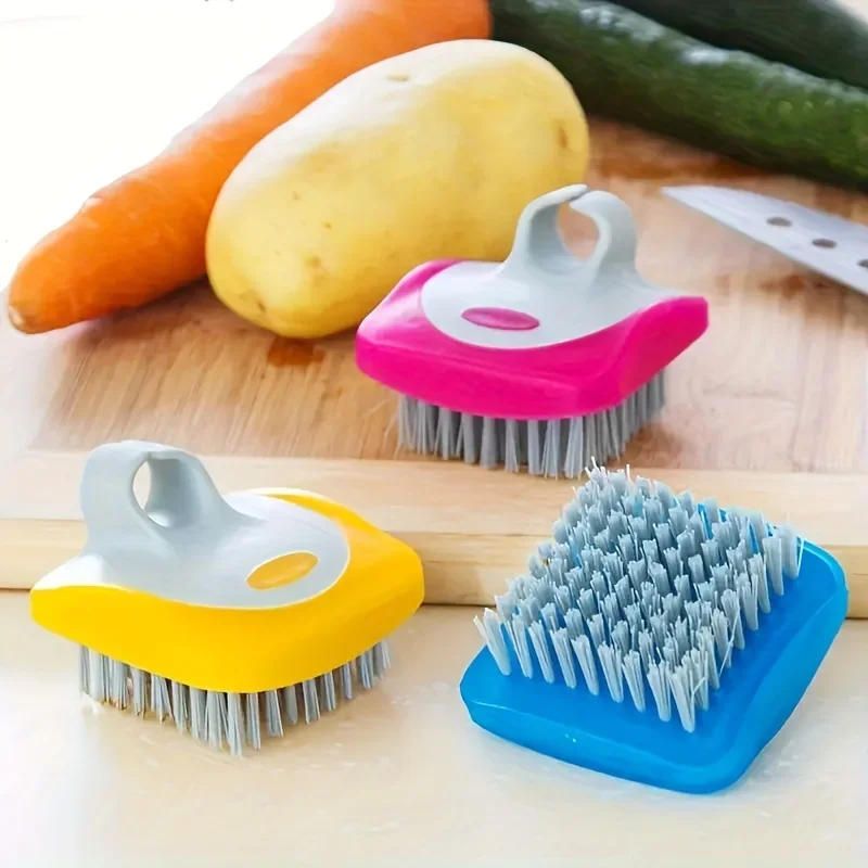 3pcs Vegetable Brush, Potato Peeler Brush, Fruit Cleaning Tool