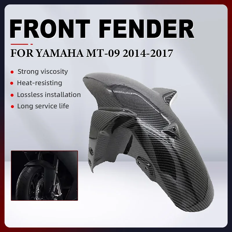 

For Yamaha MT09 MT- 09 MT 09 FZ09 FZ-09 2014-2017 ABS Motorcycle Front Tire Fender Splash Guard Mudguard Mud Flap Guard Fairing