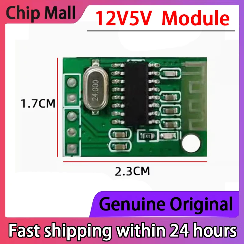 2PCS NEW 12V Stereo Bluetooth Audio Module Circuit Board Bluetooth Without Amplifier Board Bluetooth PCBA Original Genuine