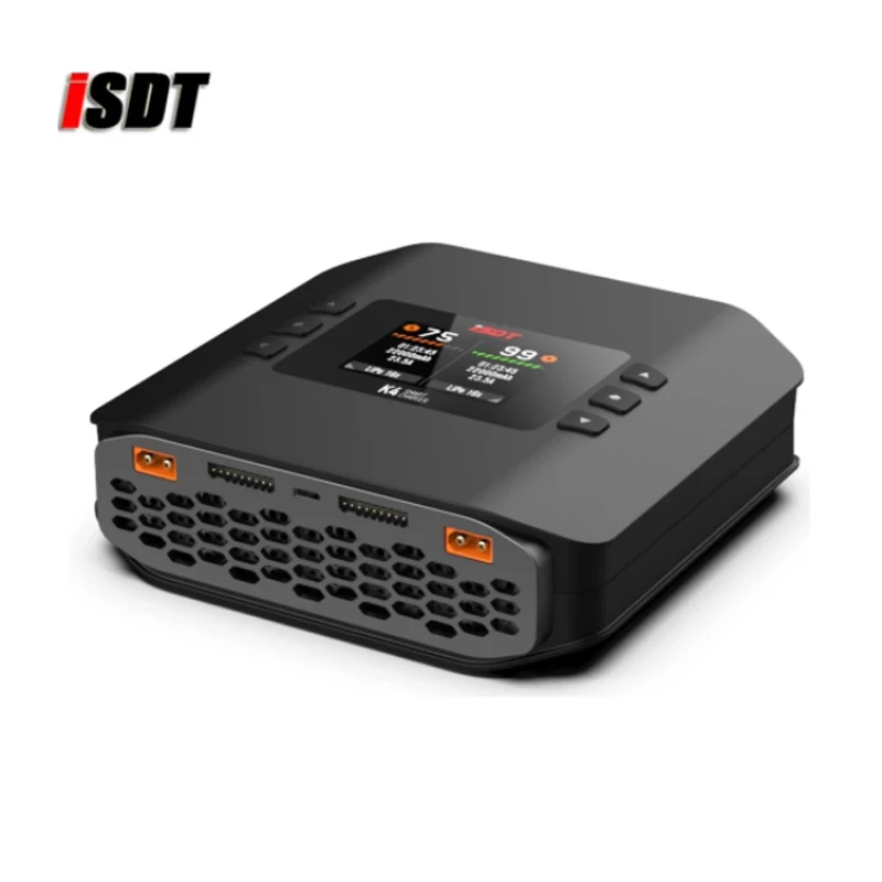 ISDT K4 AC 400W DC 600W Dual Mode Smart Balance Charger for 1-8S LiPo Battery - US/EU Plug