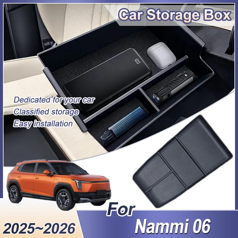 

Car Central Armrest Box For Dongfeng Vigo Nammi 06 2025 2026 Supplies Console Containers Organizer Storage Box Auto Accessories