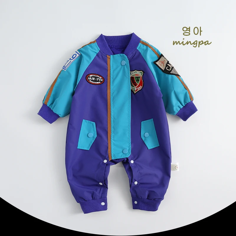 2025年新作ベビー服 男の子 春秋 おしゃれ ワンピーススーツ 暖かい長袖Tシャツ 綿 カジュアル スタイリッシュ 子供服