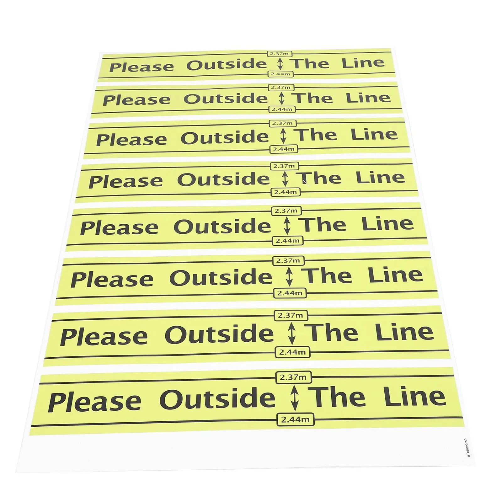 

Line Markers 60x10cm PVC Floor Stickers for Throwing Accessories Party Supplies Play
