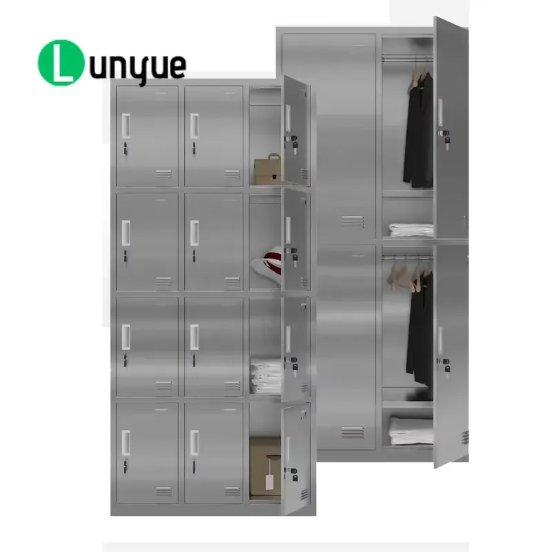 Waterproof Stainless Steel Gym Locker Multi Door Metal Sports Storage Cabinet for Swimming Pool Spa Locker Room Durable
