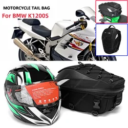 Motorcycle Tail Bag For BMW K1200S K1200 K 1200S 2003-2009 2008 2007 2006 Waterproof Large Capacity Multifunction Helmet Bag