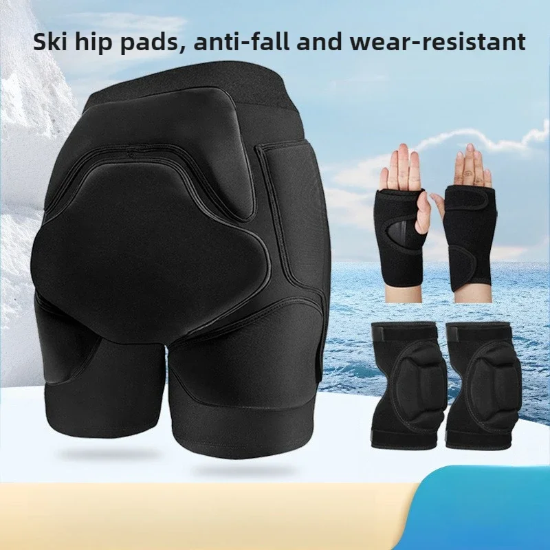 Anti-Fall Protective Pants for Adults Skating Gear Roller and Ice Skating Hip Protection Pads Single and Double Board