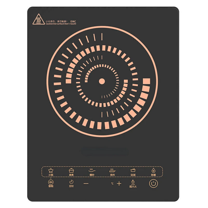 Induction Cooker Electric Stove Home Induction Cooker Microcrystalline Panel 2100w Sixfold Waterproof Cooktop 220V