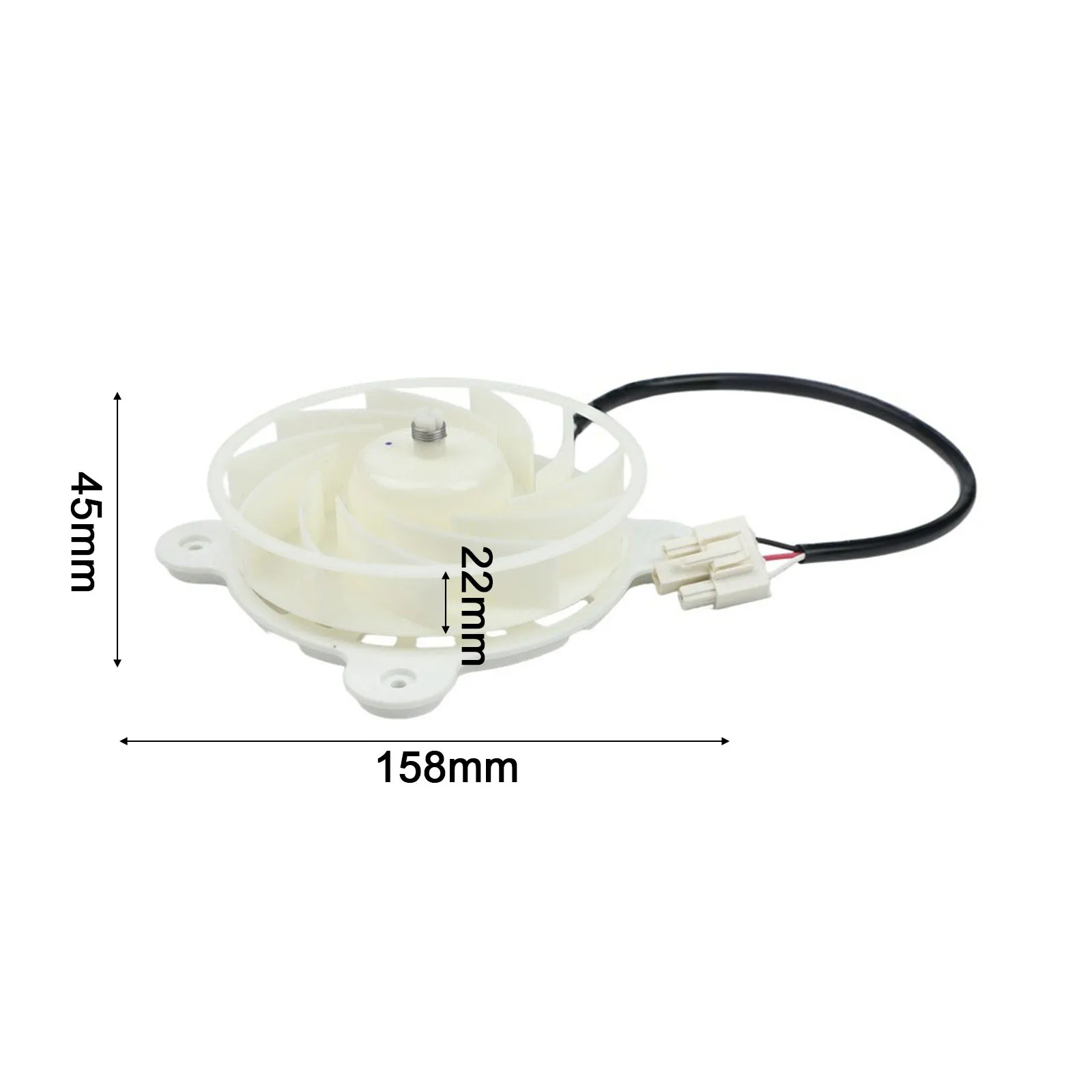 Refrigerator Fan Motor DA31-00345A Compatible with Select For Samsung Refrigerator Models for Stable Evaporator Cooling Function