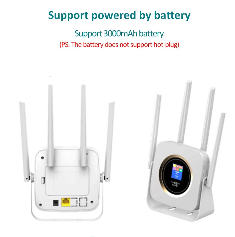Russia Hot 4G CPE Wifi Router With SIM Card Portable Mobile Broadband Wireless 5G LTE Router CPE903B