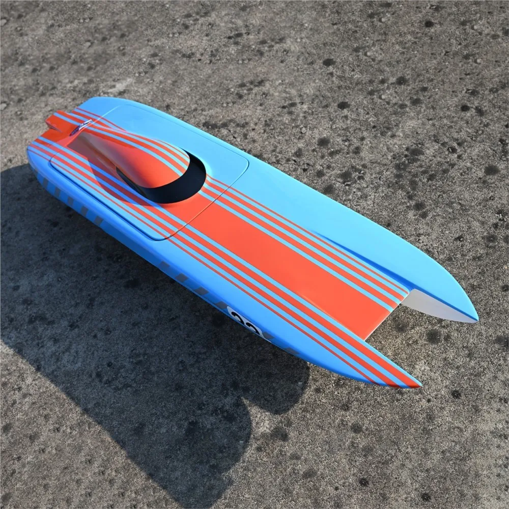 DTRC E33 Kevlar coque de bateau pré-peinte pour jouets radiocommande bateau à grande vitesse RC bricolage modèle de motomarine uniquement pour joueur avancé