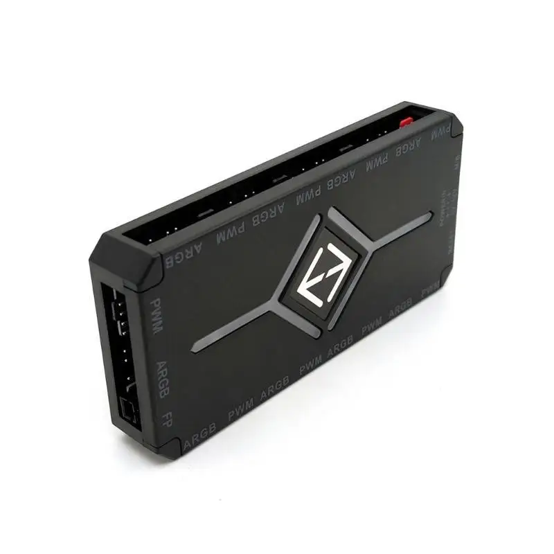 

31BA ARGB пульт дистанционного управления 8-полосный разветвитель 4-контактный ШИМ охлаждающий вентилятор-концентратор для