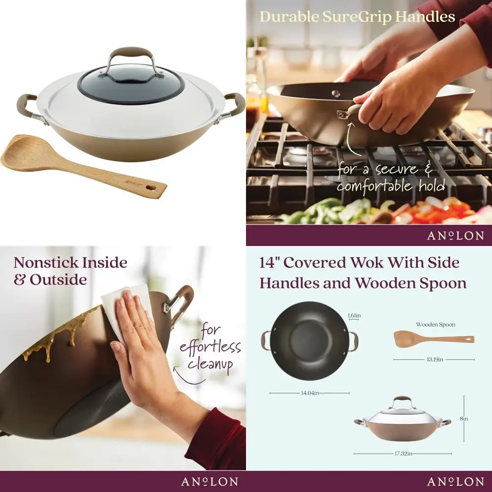 14 Inch Nonstick Wo… - image