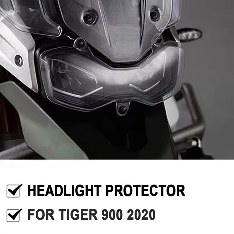 

2020-2025 2024 2023 2022 NEW Motorcycle FOR Tiger 900 TIGER900 Acrylic Headlight Protection Protector Guard Front Lamp Cover