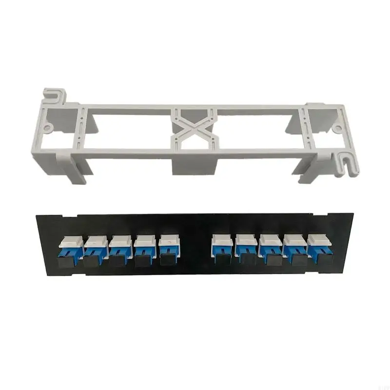 E1PF Wallmount или Rackmount 1U Ethernet Patch Panel Pank Down Down Block для кабеля