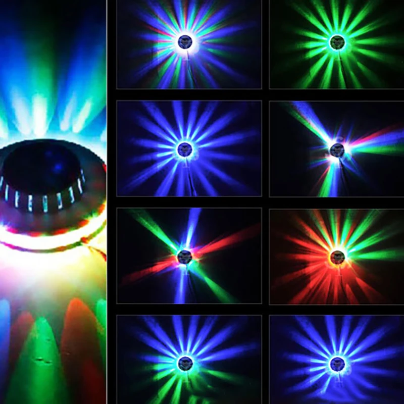 uponelite Colorful Disco Lights 48LED Stage Background Decoration Christmas Party Wine club Decoration Lights