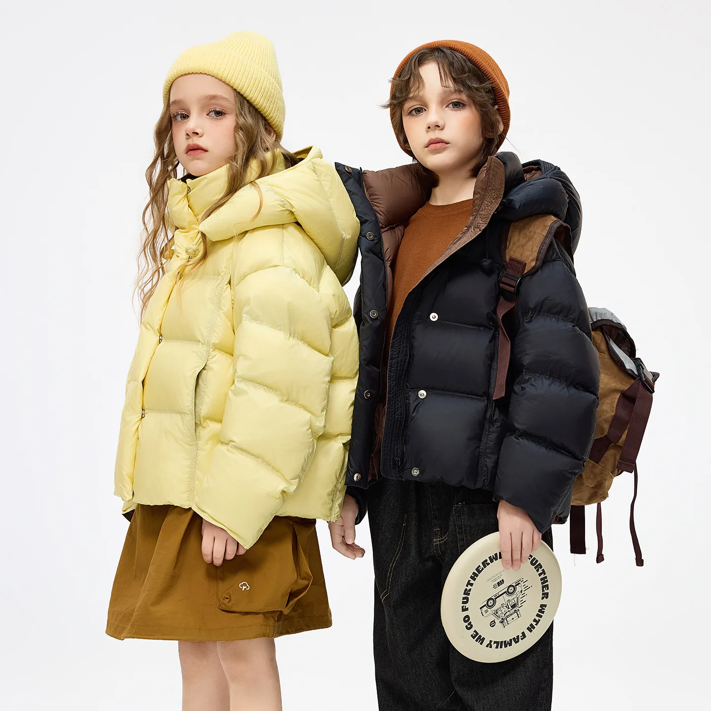 -20 Degree Children Duck Down Jacket Winter OLEKID 4-14Y Junior Girls Short Ski Jacket Outfit Hooded Thick Warm Teens Girls Coat