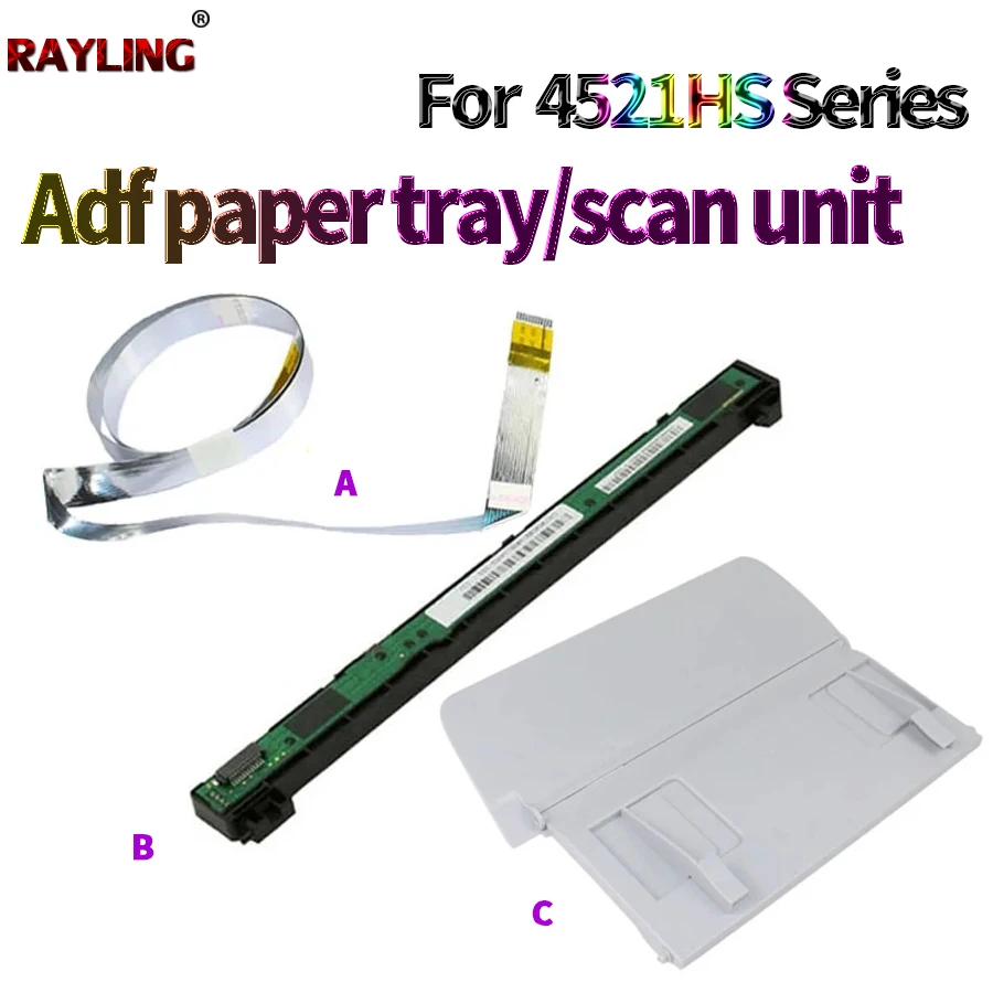 ADF Doc Feeder Paper Tray/Scan Unit/Scan Cable For Samsung SCX-4521HS 4521NS 4321NS 3405 3401 4655F 4821