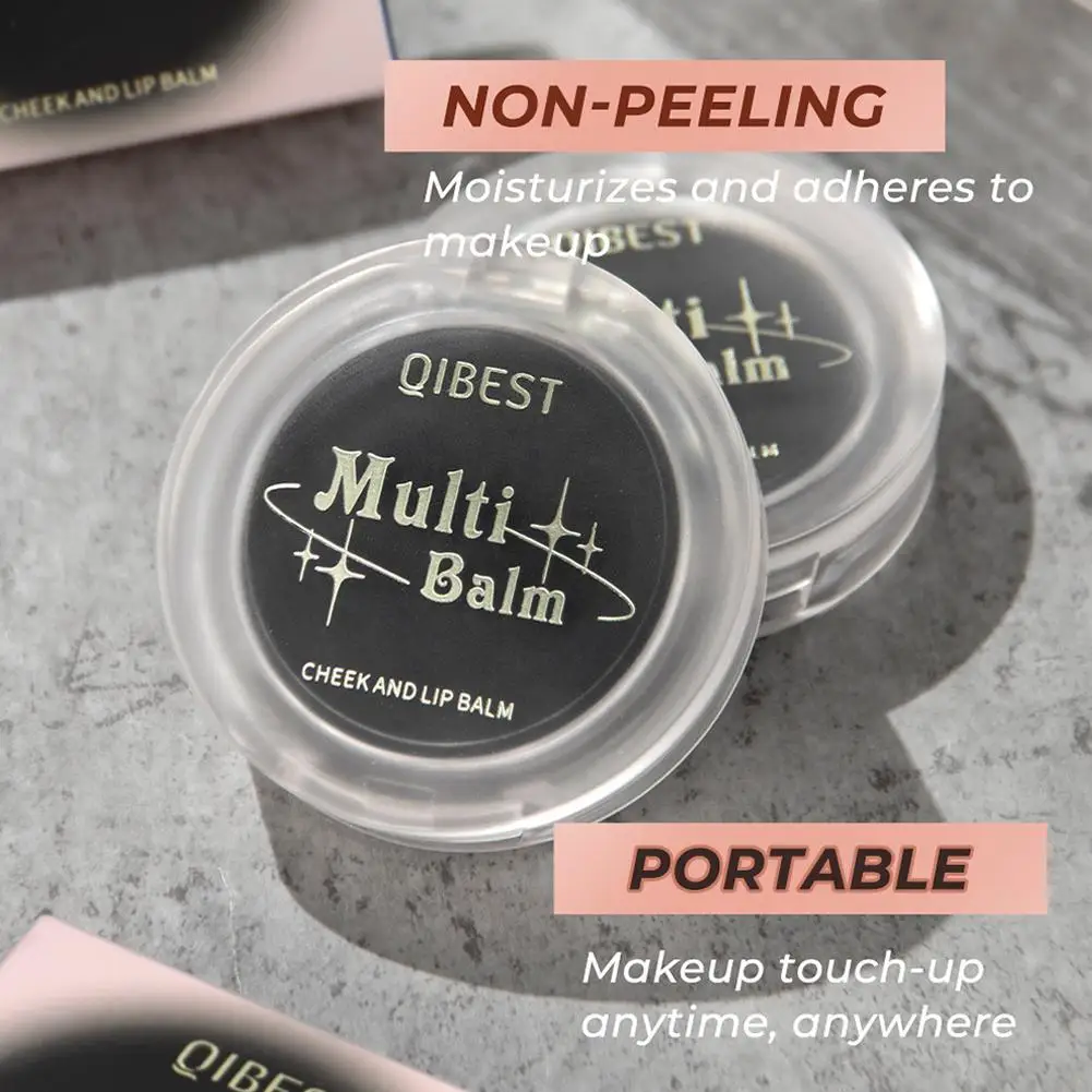 Black Gel Color Changing Blush Balm Clear Transparent Makeup Crystal Natural Blusher Cheek Moisturizes Nude Pink Cream Lip Y1K3