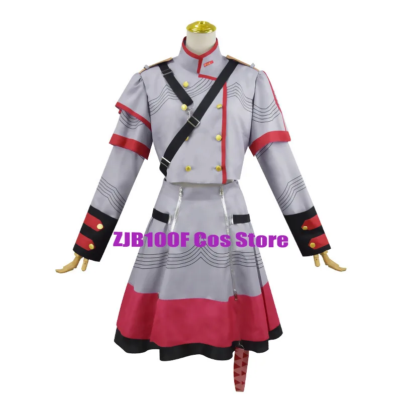 Anime Cosplay Vtuber Kasane Teto Cosplay Costume UTAU Synthesizer V Dress Lovely Uniform Wig Set Halloween Outfits for Women