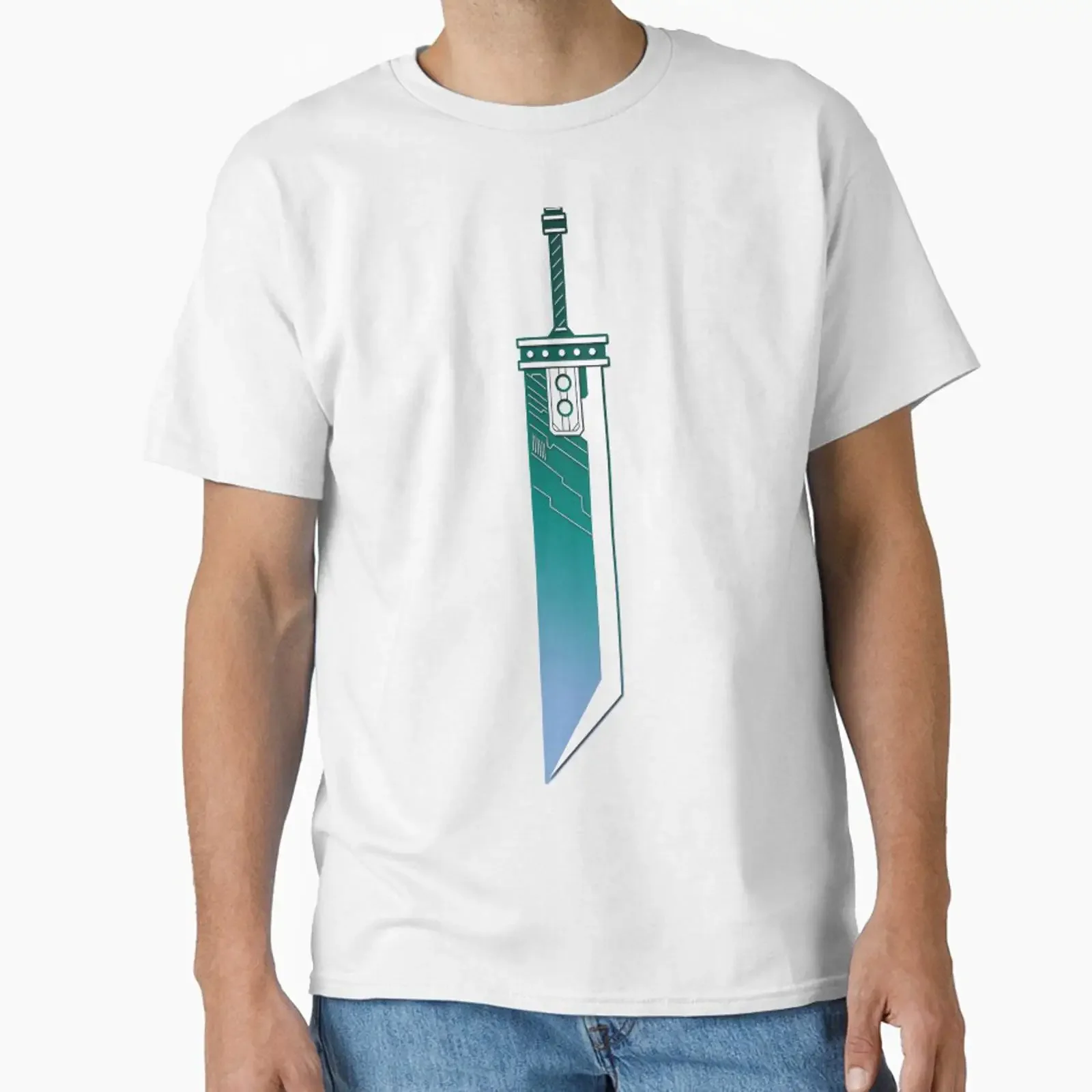 Buster Sword colour designed and sold by katbentley vintage Washed Unisex Comfortable Breathable Soft streetwear homme
