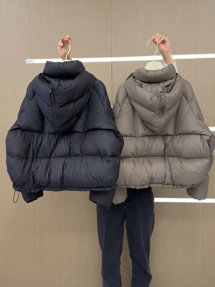 

Уникальная женская зимняя верхняя одежда Or Puffer Jaet Thiened Bread Sle, корейский пуховик прямого кроя, высококачественное пуховое пальто