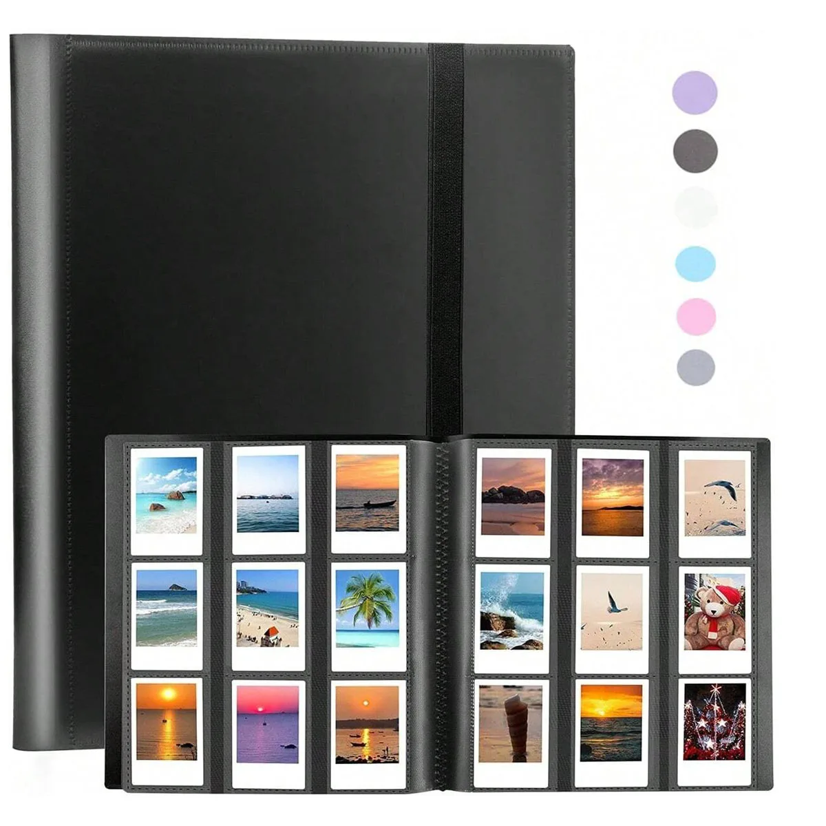 432-Fächer-Fotoalbum für Polaroid-Kamera, für Fujifilm Mini 11 90 70 9 8+ 8 LiPlay Sofortbildkamera, Polaroid Sofortbildkamera