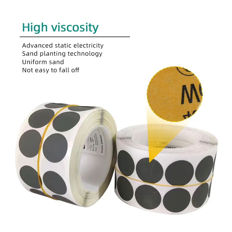 Rollo de papel de lija 3M 401Q, disco de arena de punta redonda, punto de pintura, respaldo adhesivo, rollo continuo 1500 2000 2500