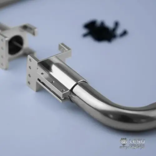 LESU 1/14 RC Model DIY for Tamiyaya American Truck Exhaust Pipe Metal Car Spare Parts TH10209