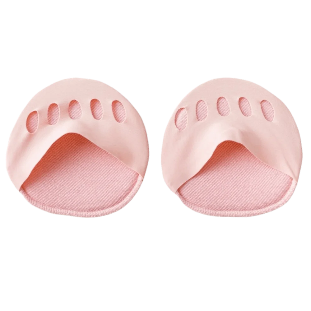 

Anti-slip Invisible Forefoot Pad Ice Silk Five Toes Half Size Forefoot Cushion Breathable Insoles Invisible Socks Inserts Pads