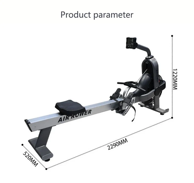 

Для коммерческого интеллектуального гребного тренажера с защитой от ветра, воздушной гребной гребной тренажер для фитнеса в помещении