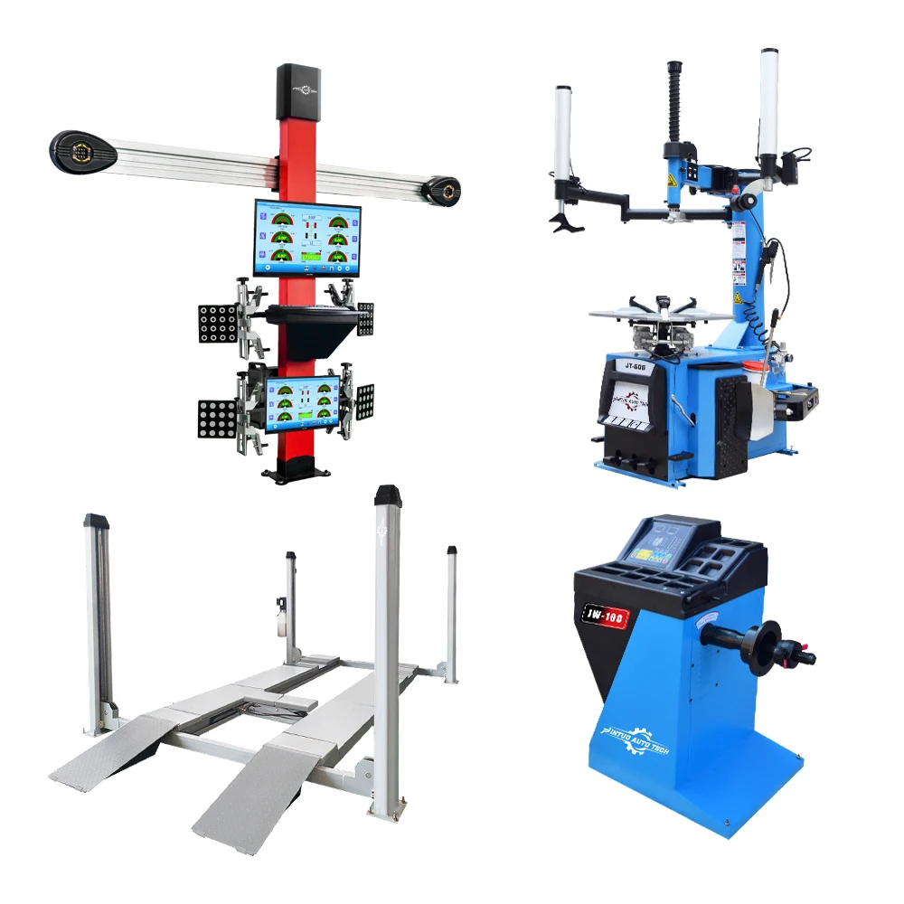 Wheel Alignment Machine With Lift Automotive Full Set