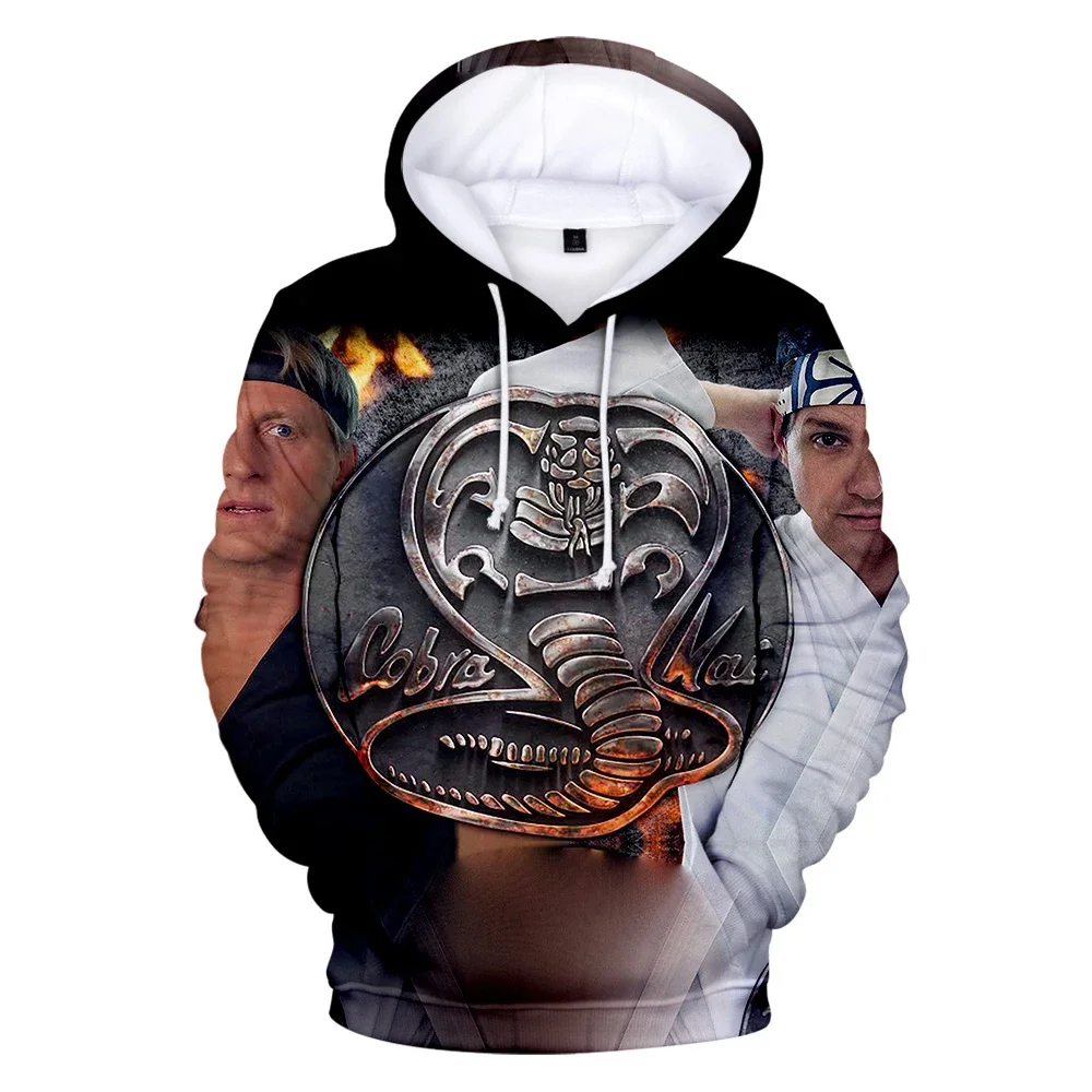 2023 NEW Fashion Casual Popular Cobra Kai 3D Printed Hoodies Men Women Autumn Streetwear Oversized Hooded Sweatshirts