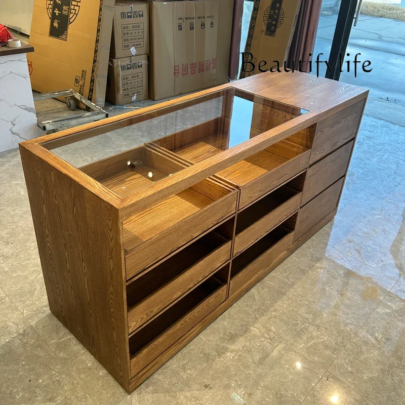 S Clothing Store Nakajima Table Display Table Painting Decorative Cabinet Ornament Booth Display Table Customization