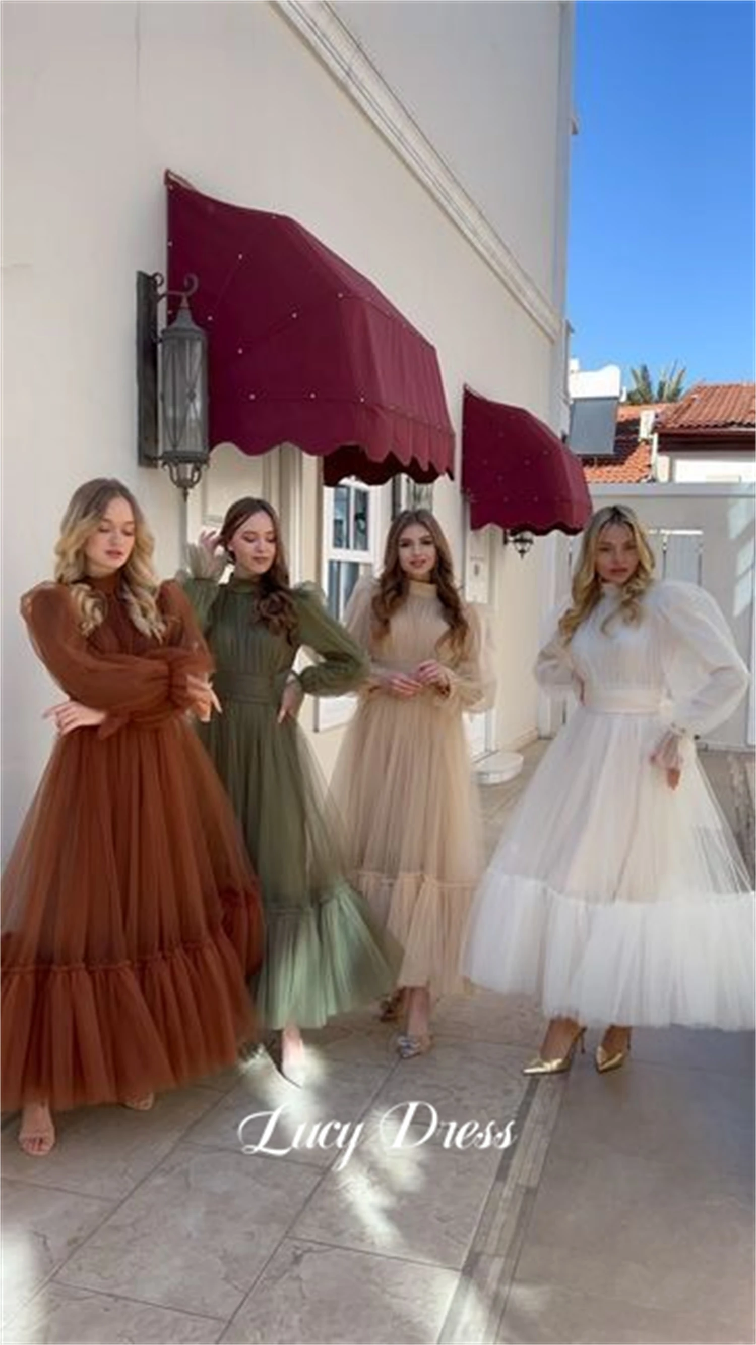 

Lucy Bridesmaid Dress Line A Party Graduation Gown Mesh Sharon Said Formal Dresses for Special Occasions Happy Sharon Prom