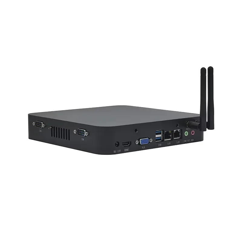 BOLRZO 2026 ELSKY HD4001 Compact Multi-Interface All-in-One Mini Computer with N95 Fanless Desktop Computer DDR4 RAM M.2 SSD