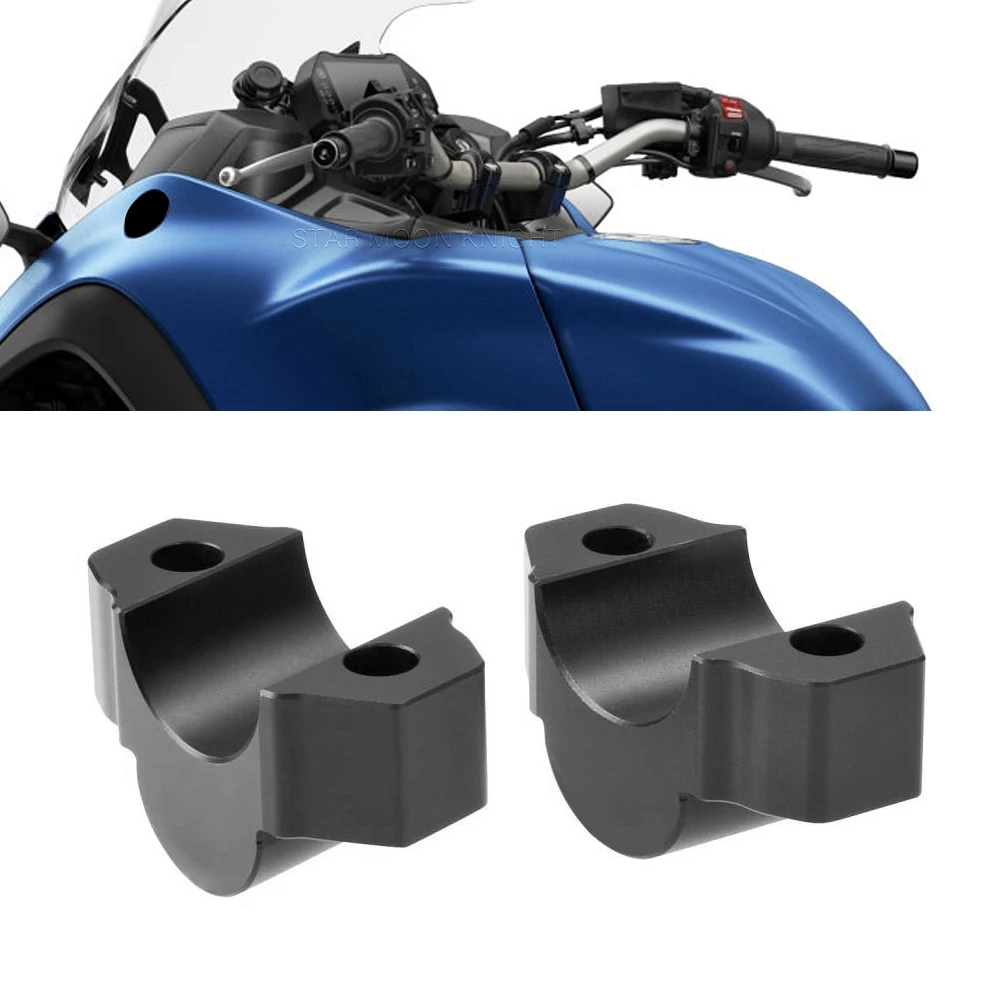 

For Yamaha Niken 900 850 Niken900 GT 2018 2019 - Motorcycle Accessories Handlebar Riser Drag Handle Bar Clamp Extend Adapter