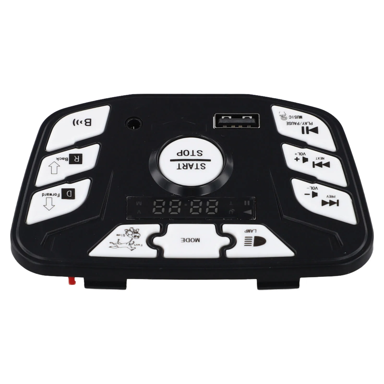 JR1927M-12V وحدة تحكم JR1927M مشغل موسيقى لدراجة كهربائية للأطفال ركوب السيارة الموسيقى اللعب مظهر عرض الطاقة