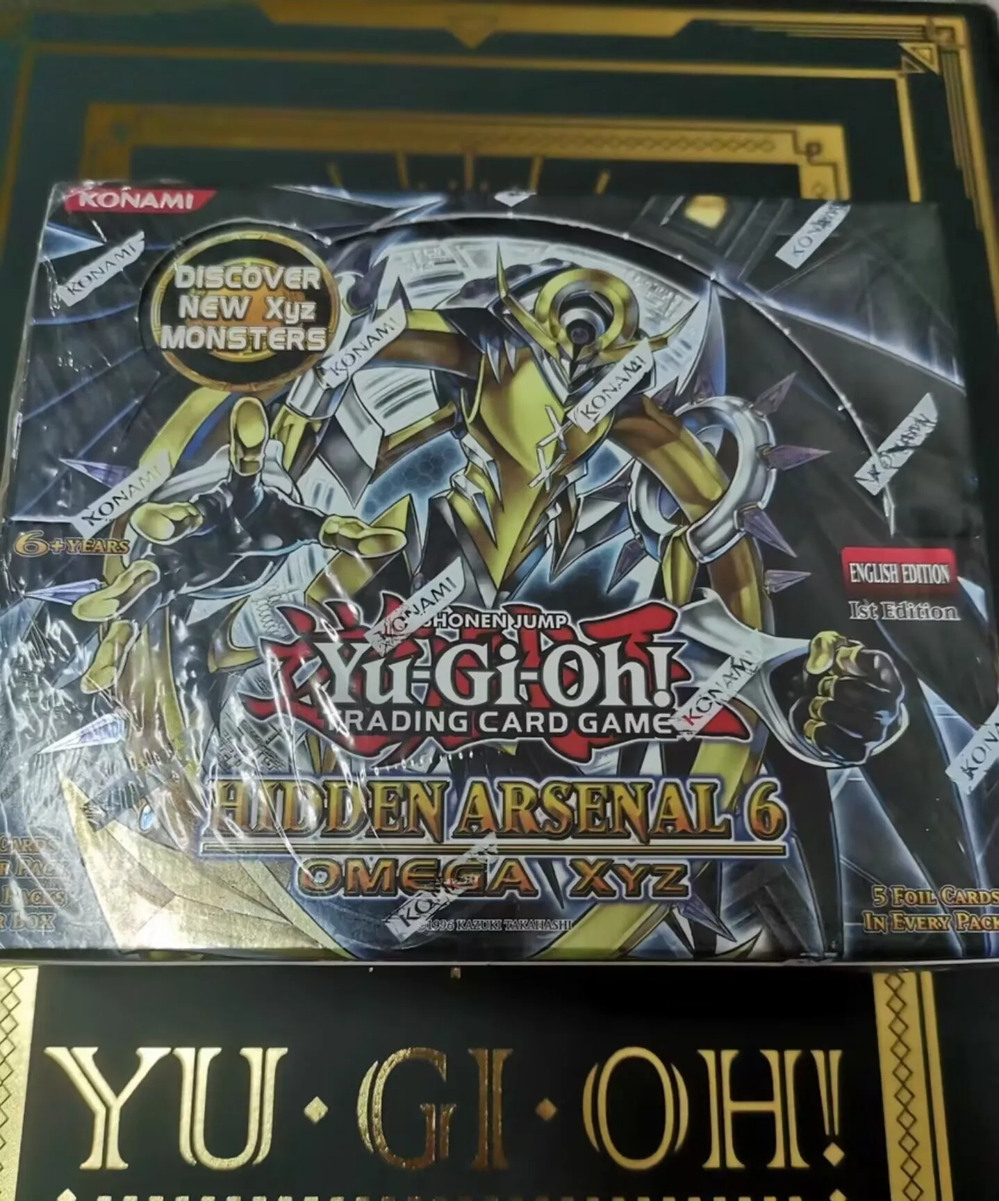 

Yugioh KONAMI Duel Monsters TCG Hidden Arsenal 6 Omega Xyz HA06 English 1st Edition Collection Sealed Booster Box