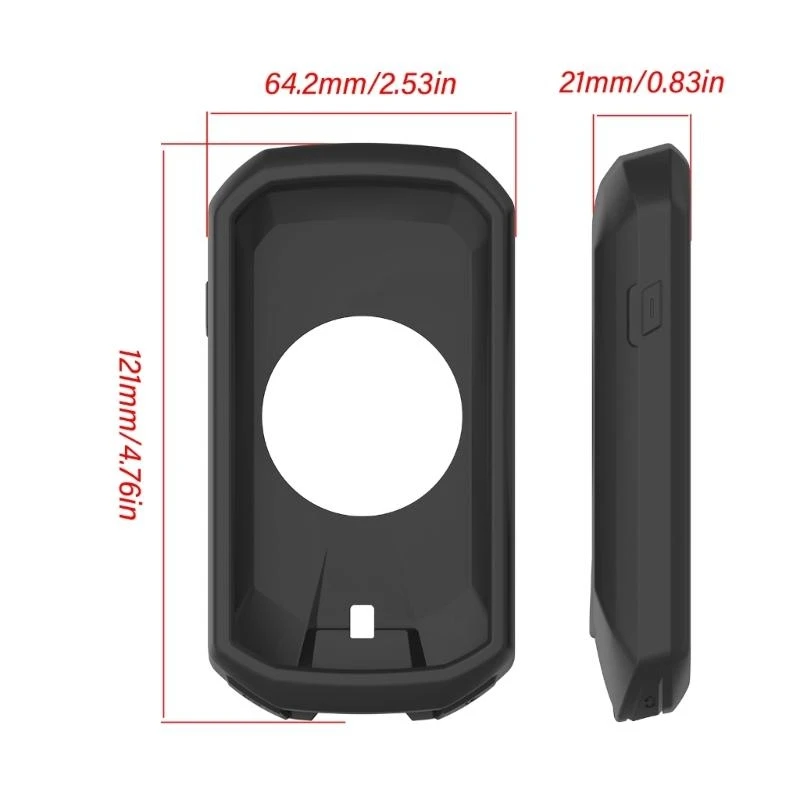 Capa silicone para computador bicicleta, capa protetora tela antiarranhões para ciclistas com código 1050, equipamento
