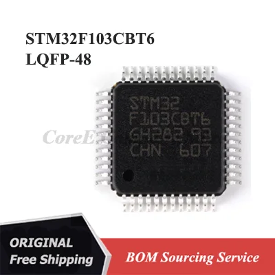 1/5/10PCS STM32F103CBT6 LQFP-48 32-bit microcontroller chipcoree free